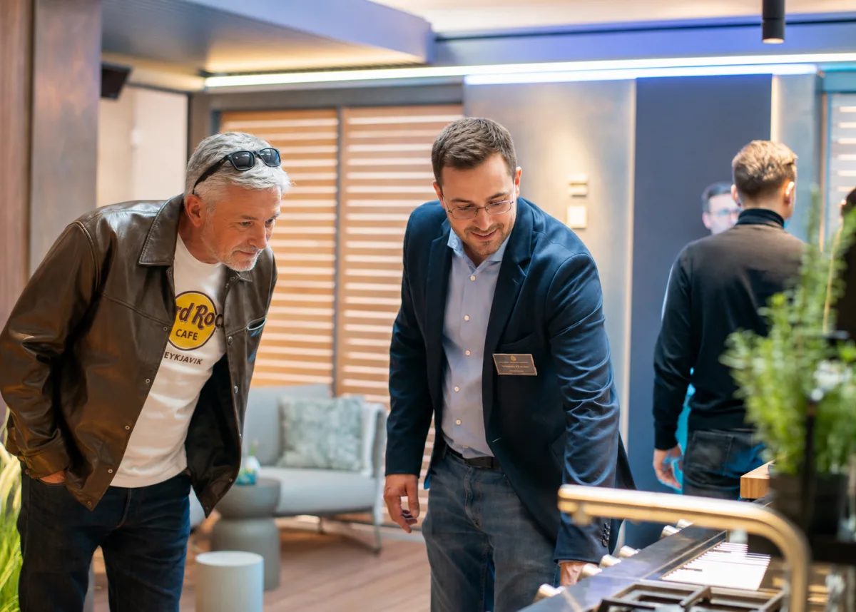 Persönliche Beratung im Showroom